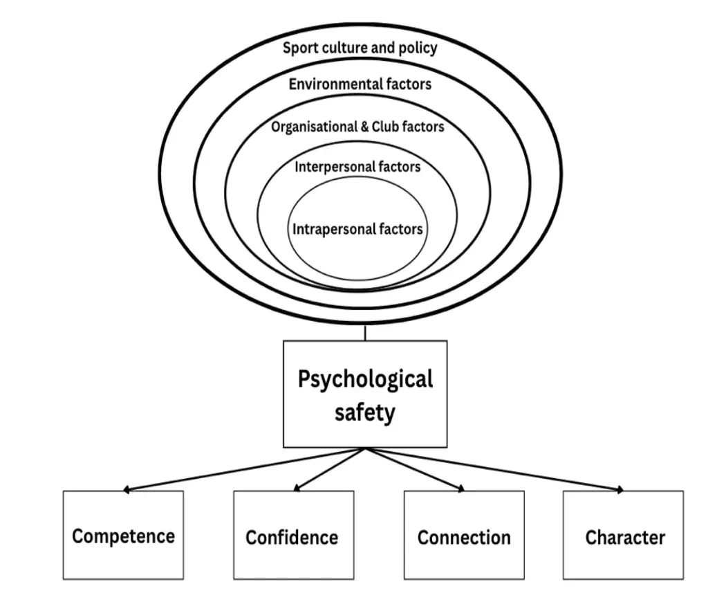 Socioecological model for psychological safety from my research (2025)
